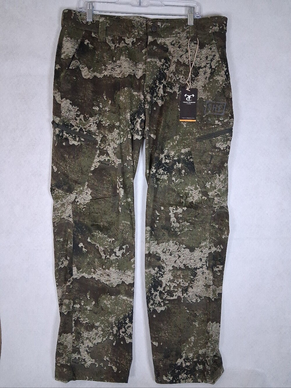 NEW TrueTimber SHE Outdoor Strata Camo Pants Cargo Pockets Women's XL Hunting